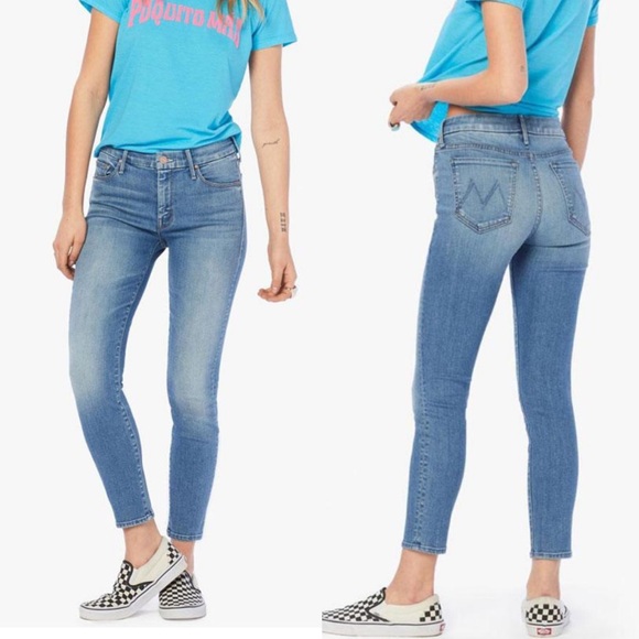 MOTHER Denim The Looker Crop Jeans - Picture 1 of 6